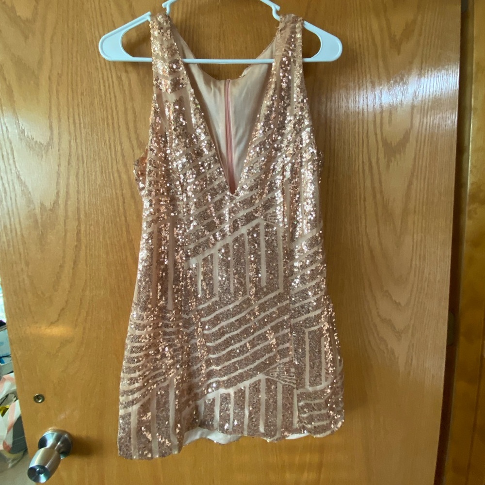 Sparkly Champagne tank